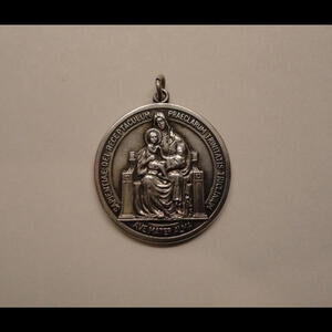 Religious Pendant Sterling Silver Trinitus Atcque